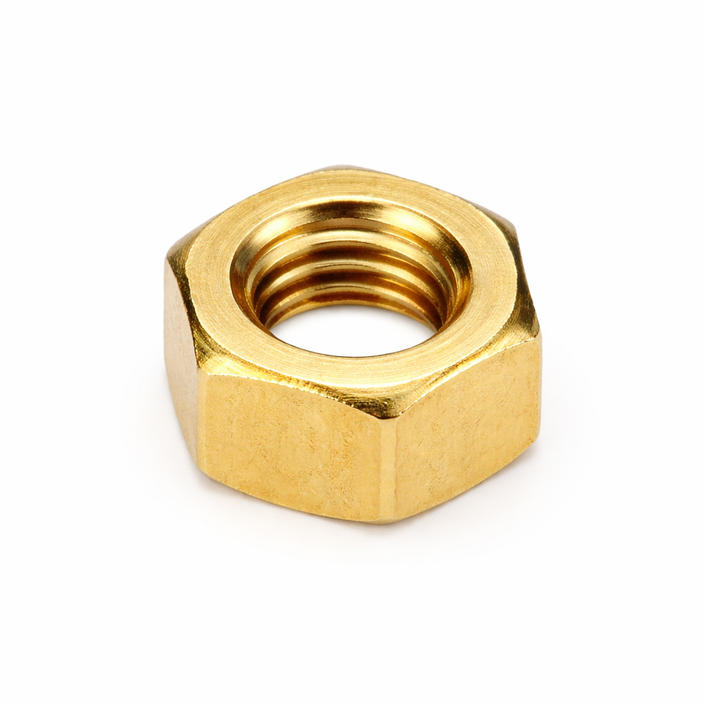 hex-jam-nut-brass