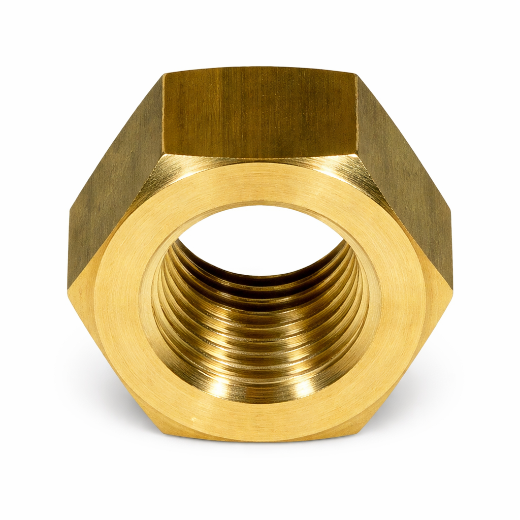 brass-finished-hex-nuts